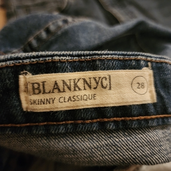 Blank NYC Skinny Classique Denim Blue Jean Women's 28 Waist Basic Casual Classic - Picture 7 of 8